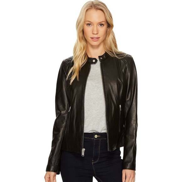 Marc New York Andrew by Goldie 21" Glove Lamb Jacket, XXL